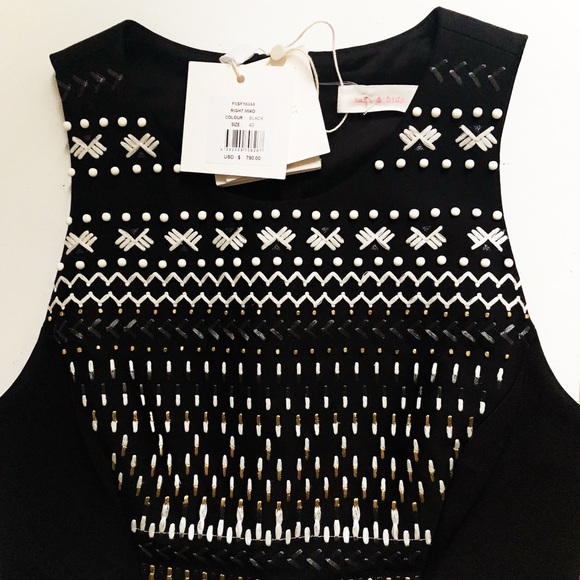 SASS & BIDE RIGHT MIAO DRESS BLACK - Picture 3 of 8